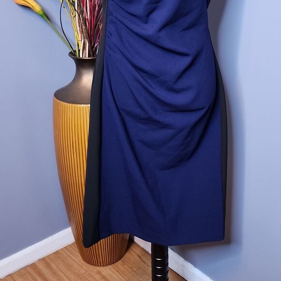 DVF Diane Von Furstenberg Eliana Gathered Stretch Jersey Dress Size 12 NWT - Picture 4 of 16
